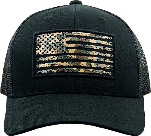 KBETHOS Flag USA America Military Thin Blue Line Thin Red Line Vintage Distressed Baseball Cap Dad Hat Unisex Adjustable… - color: Black Camo Tactical Usa Patch