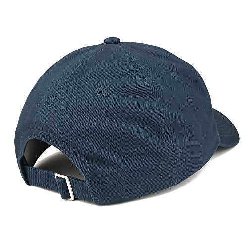 Trendy Apparel Shop Make Racism Wrong Again Embroidered Soft Crown 100% Brushed Cotton Cap - color: Navy