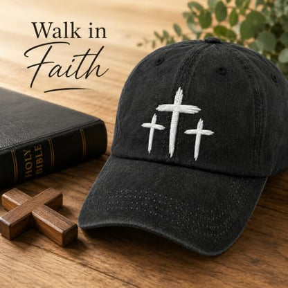 Man of God Husband Dad Embroidered Hat Camping Caps for Women - color: I Love Jesus 18