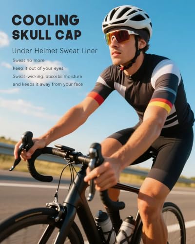 ROYBENS Cooling Skull Caps for Men, Cooling Hats for Women, Summer Beanie - color: Multicolor a