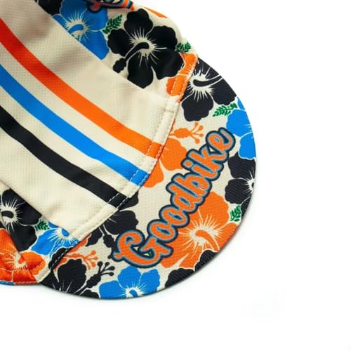 Cycling Cap for Man and Woman Cycling Hat Under Helmet-Polyester Breathable Sweat Absorbent - color: Flo-9
