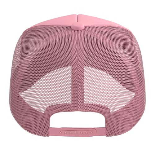 Dirt Bike Motocross Trucker Hat with Adjustable Mesh Back - color: Pink