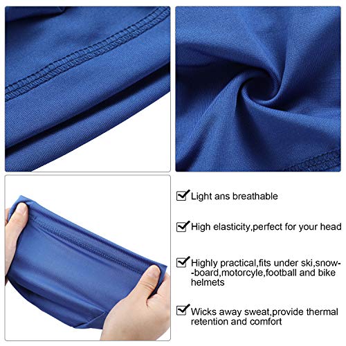 Geyoga 16/32/48 Pcs Cooling Skull Cap Men Helmet Liner Sweat Wicking