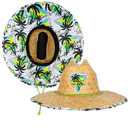 Soul of Adventure Classic Summer Hat | UPF 50+ Wide Brim Sun Protection | Unisex Adjustable Beach Hat with Drawstring - color: Cabana Boy