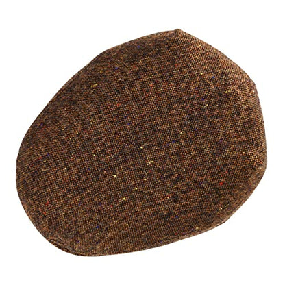 Toddler Wool Tweed Newsboy Cap - color: Flecked Coffee, size: 2-3T