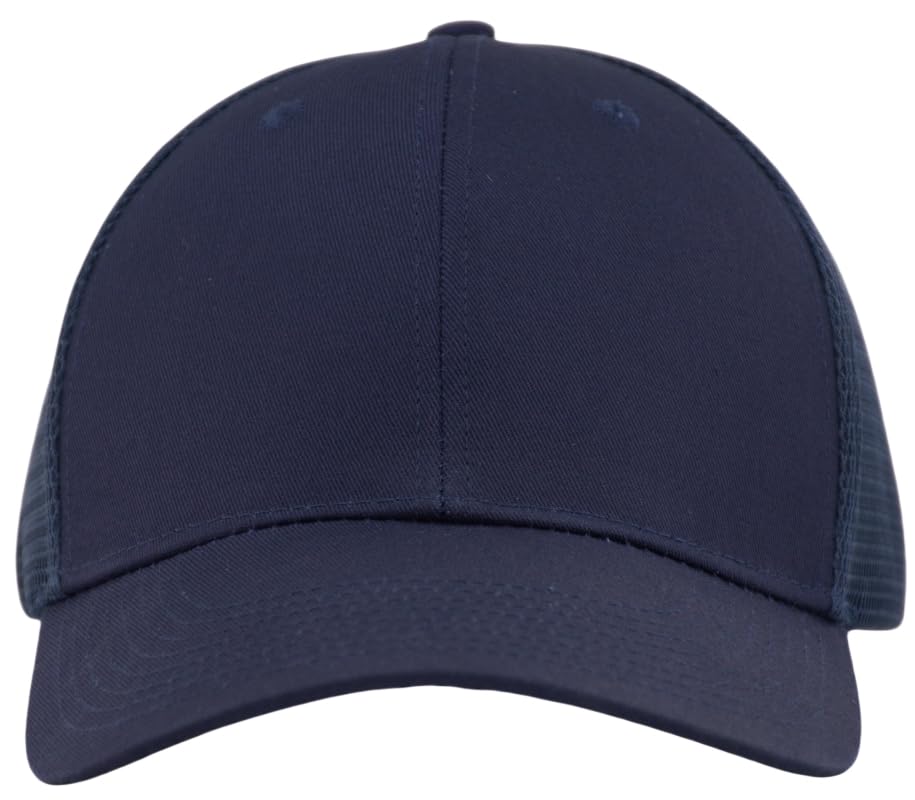 TSSGBL Snapback Trucker Hats Baseball Caps Adjustable Blank Mesh Back Ball Caps for Men Women - color: Navy2, size: X-Large-XX-Large