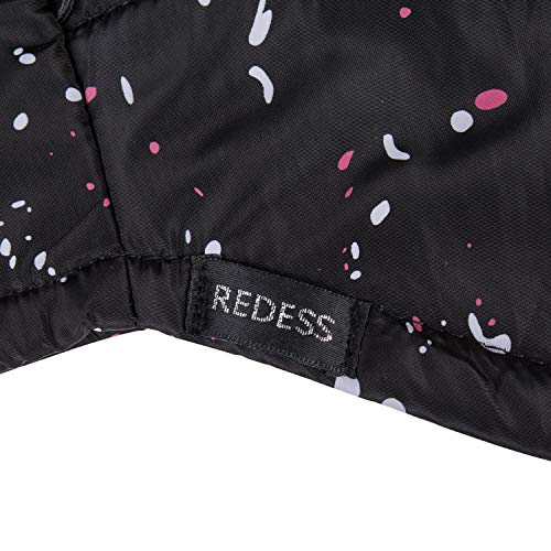 REDESS Winter Windproof Hat, Unisex Children Heavyweight Balaclava, Ski Mask with Thick Warm Fleece Face Cover - color: Point Black