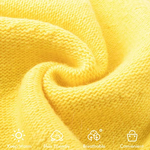 Knit Slouchy Beanie Hats for Women Cashmere Ski Cap Knitted Wool Soft Warm Winter Hat - color: A11-ginger