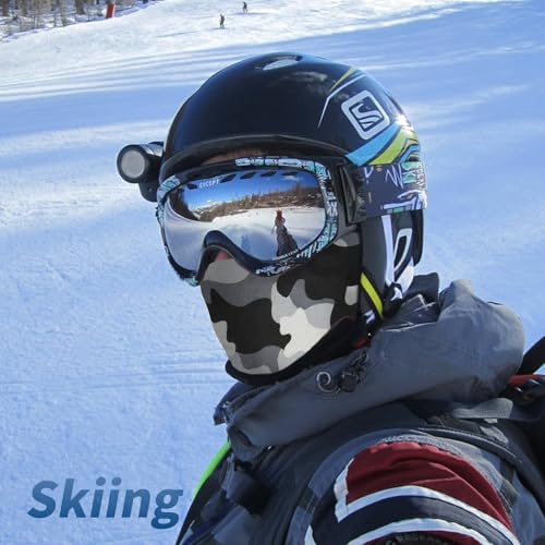 YESLIFE Summer Balaclava Ski Mask for Men&Women, Face Mask - color: Grey