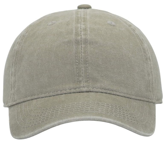 Vintage Washed Cotton Plain Baseball Caps Adjustable Unstructured Blank Casual Dad Ball Hats for Men Women, M/L/XL/XXL - color: Khaki Gray, size: Medium-Large