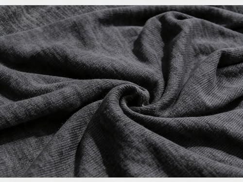 Utaly Soft Slouchy Chemo Beanie for Women Breathable Stretchy Skull Cap for Cancer Hair Loss Patients Sleep Wear - color: Grey