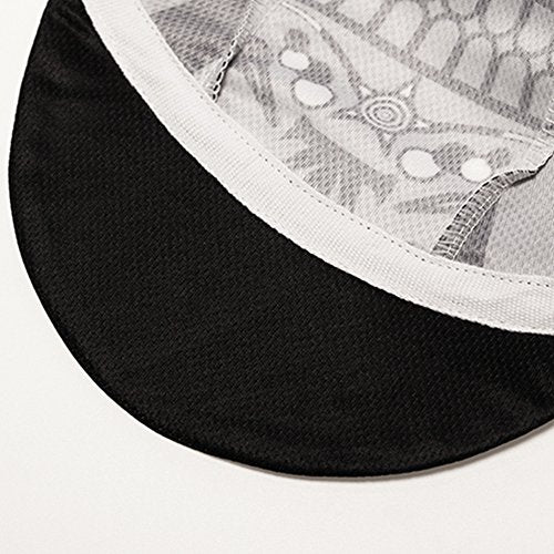 Weimostar Polyester Men Cycling Bike Bicycle Cap MTB Hat Sweat Wicking - color: Black Gray