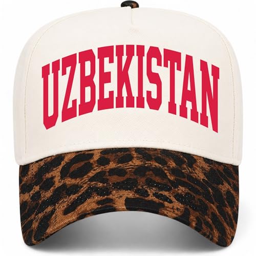 Uzbekistan Collegiate Hat - color: Leopard/Natural