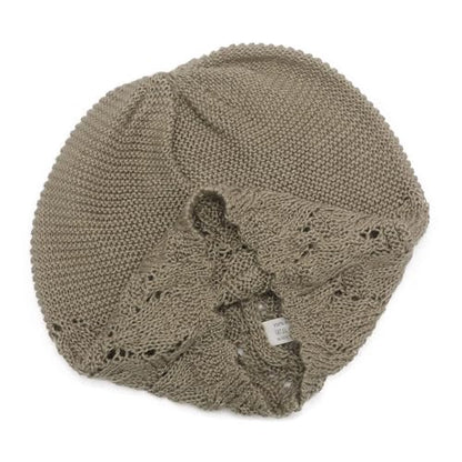 ZLYC Crochet Slouchy Beanie for Women Soft Lightweight Skull Cap - color: Solid Khaki
