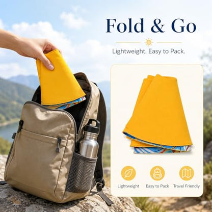 HUAMULAN Wide Brim Women Summer Sun Floppy Hat Reversible Beach Bucket Hat - color: Bg8240-yellow