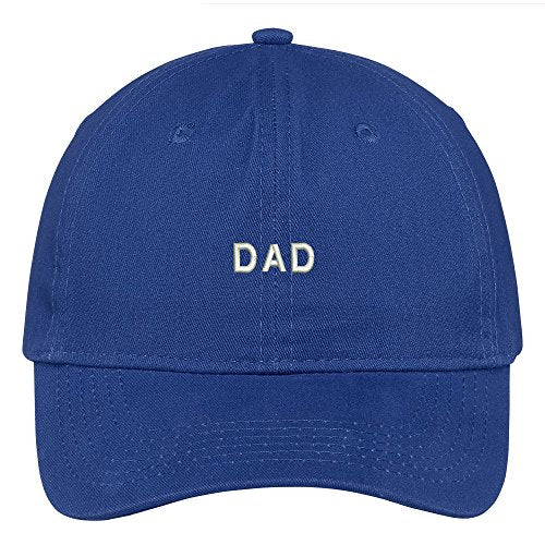 Trendy Apparel Shop Dad Embroidered Soft Cotton Low Profile Dad Hat Baseball Cap - color: Royal