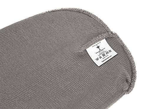 TOP HEADWEAR Cuffless Beanie for Men Women, Unisex Short Beanies Skull Cap - color: Grey