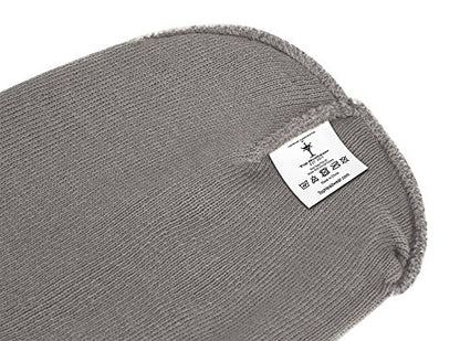 TOP HEADWEAR Cuffless Beanie for Men Women, Unisex Short Beanies Skull Cap - color: Grey