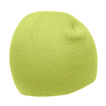 TOP HEADWEAR Cuffless Beanie for Men Women, Unisex Short Beanies Skull Cap - color: Melon Green