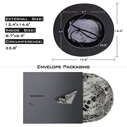 KastKing Sol Armis UPF 50 Boonie Hat for Sun Protection,Men Women - color: Silver Mist