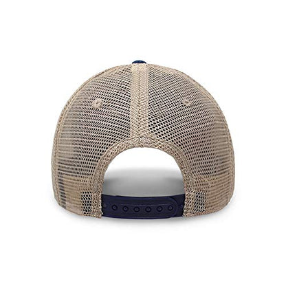 CHOK.LIDS Washed Trucker Hat Unstructured Distressed Pigment Dyed Cap - color: Tc102 Navy