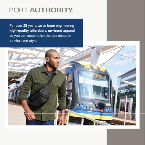 Port Authority Poly Visor - color: River Blue Navy