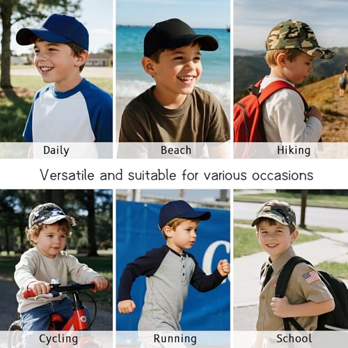 Durio Toddler Baseball Hat Adjustable Kids Hat for Boys Ages 3-8 - color: A Army Green Camouflage