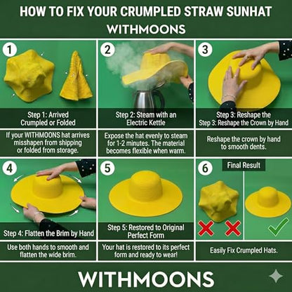 WITHMOONS womens Floppy - color: Skyblue
