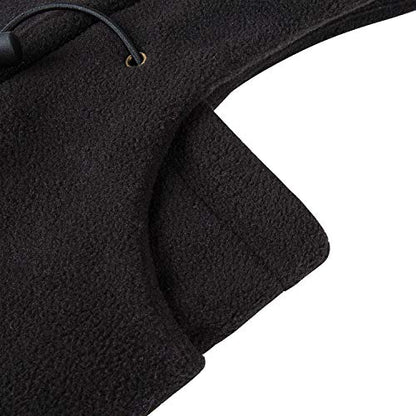 REDESS Winter Windproof Hat, Unisex Children Heavyweight Balaclava, Ski Mask with Thick Warm Fleece Face Cover - color: Black