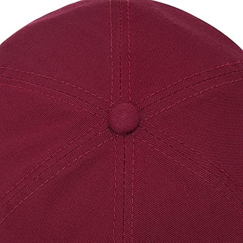 VOBOOM Cotton Washing Flat Cap Cabbie Hat Gatsby Ivy Irish Hunting Newsboy - color: Burgundy