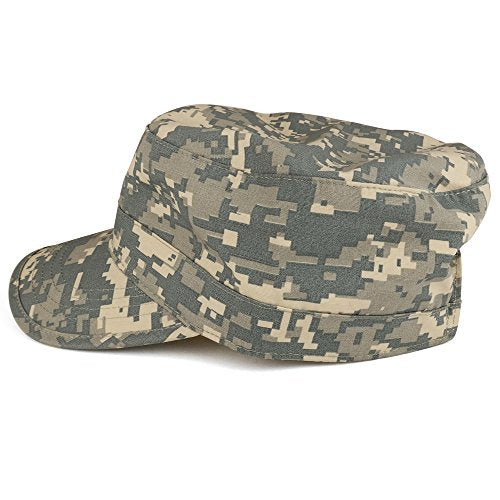 Ripstop Tear Resistant Military BDU Cotton Adjustable Cadet Style Army Cap - color: Acu
