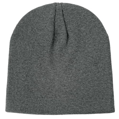 vidsel 100% Cotton Beanie Hat for Men Women, Soft Cuffless Knit Skull Cap - color: 1pc-dark Grey