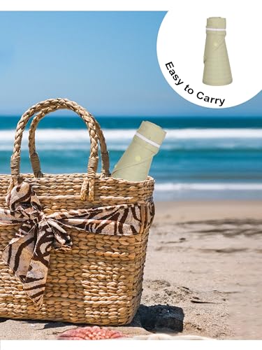 LA CARRIE Women Sun Hats Detachable Wide Brim UV UPF 50+ Face Mask Visor with Neck Flap Hat for Summer Beach - color: Khaki