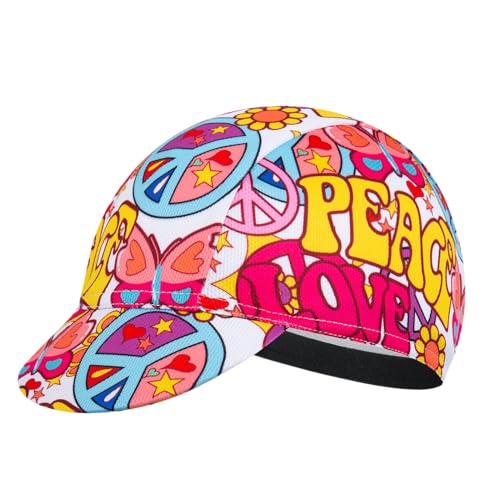 Cycling Cap for Man and Woman Cycling Hat Under Helmet-Polyester Breathable Sweat Absorbent - color: Flo-32