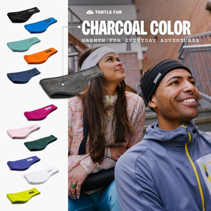 Turtle Fur Bang Band - Warm Headbands for Men and Women - color: Charcoal