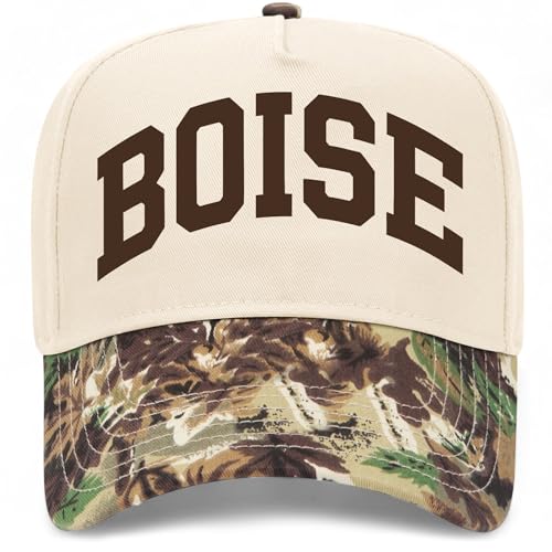 Boise Collegiate Hat - color: Woodland Camo/Natural