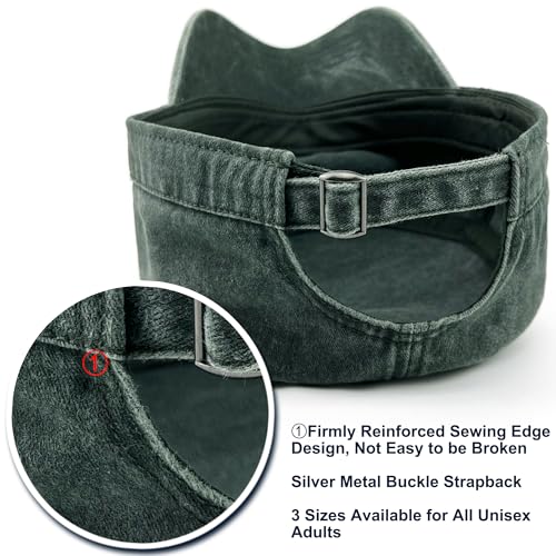 Loneshark Washed Cotton Military Hat Cadet Cap Army Flat Top Basic Everyday - color: Olive, size: X-Large-XX-Large