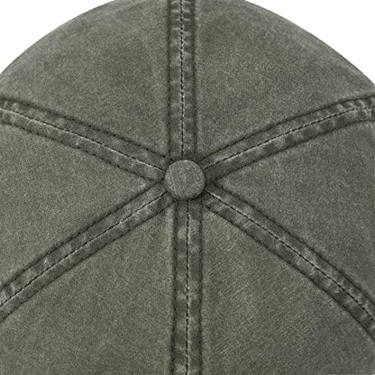 VOBOOM Cotton Washing Flat Cap Cabbie Hat Gatsby Ivy Irish Hunting Newsboy - color: Washed Army Green