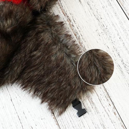 ONWAY Trapper Hat Winter Hats for Women Men with Faux Fur Ear Flaps - color: Solid Red