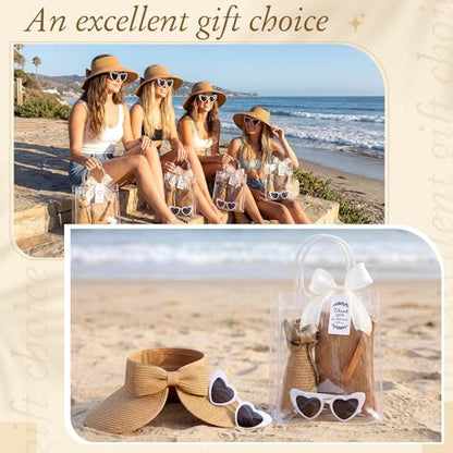 6 Pack Beach Bachelorette Party Favors for Women - color: Khaki
