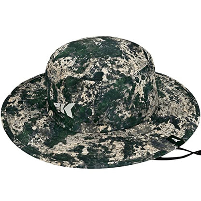KastKing Sol Armis UPF 50 Boonie Hat for Sun Protection,Men Women - color: Boulder Camo Origins