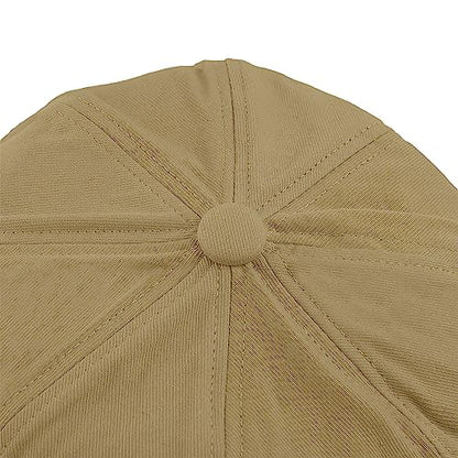 Newsboy Cabbie Baker boy hat Beret Cap for Women Pageboy Visor Paperboy Hat Sailor Fiddler Hat Adjustable - color: Khaki