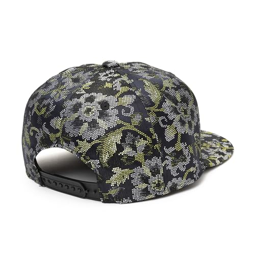 Japanese Kimono Baseball Cap for Men, Snapback Flat Brim Hat - color: 018, size: X-Large