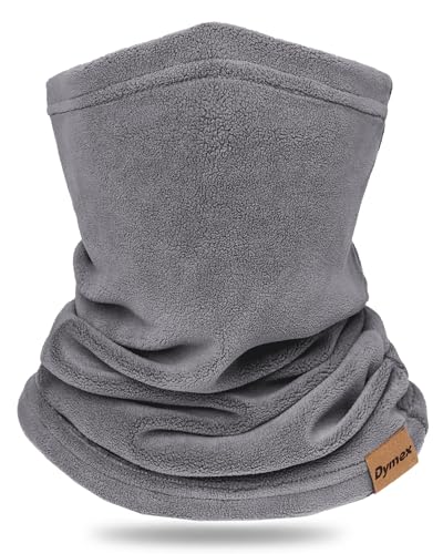 Dymex Kids Neck Warmer Gaiter Winter Fleece Face Neck Cover Balaclava Cold Weather Windproof Face Mask for Boys Girls - color: #Dark Grey