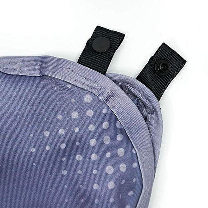Sprigs Sun Protection Hat Shade Attachment with SPF 45+ & Cooling Fabric - color: Gray Swell