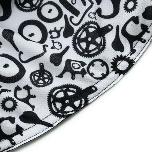 Cycling Cap for Man and Woman Cycling Hat Under Helmet-Polyester Breathable Sweat Absorbent - color: Bplan-12