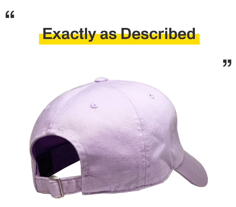 KBETHOS® Classic Washed Cotton Baseball Cap - color: Lavender