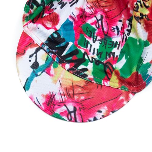 Cycling Cap for Man and Woman Cycling Hat Under Helmet-Polyester Breathable Sweat Absorbent - color: Flo-16