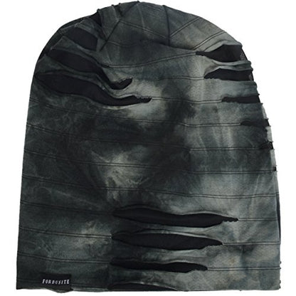 Mens Slouch Hollow Beanie Summer Skullcap B090 - color: Grey