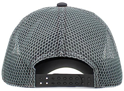 KBETHOS Praying Hands Rosary Dad Hat Baseball Cap Unconstructed Polo Style Adjustable Unisex - color: Dark Gray Almighty Mesh Ballcap